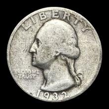 1932-D Silver Washington Quarter LIGHTLY CIRCULATED