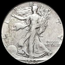 1920 Silver Walking Liberty Half Dollar CLOSELY UNCIRCULATED