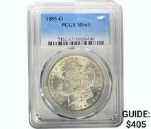 1885-O Morgan Silver Dollar  MS65