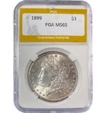 1899 Morgan Silver Dollar PGA MS65