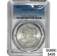 1882-S Morgan Silver Dollar  MS65