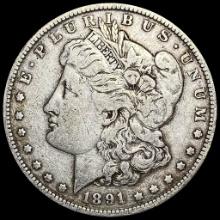 1891-O Silver Morgan Dollar LIGHTLY CIRCULATED