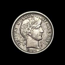 1909-O Silver Barber Dime LIGHTLY CIRCULATED