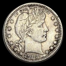 1903-O Barber Silver Quarter LIGHTLY CIRCULATED