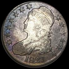 1827 Capped Bust Half Dollar NEARLY UNCIRCULATED
