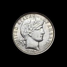 1907-O Silver Barber Dime UNCIRCULATED