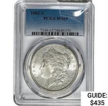 1882-S Morgan Silver Dollar  MS65