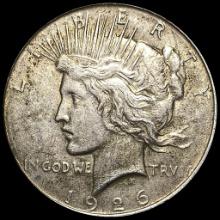 1926-D Silver Peace Dollar NEARLY UNCIRCULATED