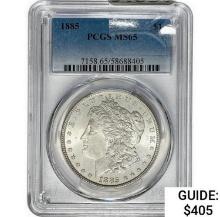 1885 Morgan Silver Dollar  MS65