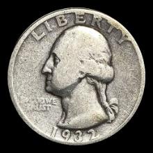 1932-D Silver Washington Quarter LIGHTLY CIRCULATED