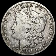 1891-O Silver Morgan Dollar LIGHTLY CIRCULATED