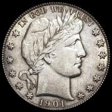 1901 Silver Barber Half Dollar UNCIRCULATED