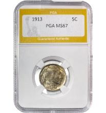 1913 Buffalo Nickel PGA MS67