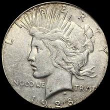 1928-S Silver Peace Dollar CLOSELY UNCIRCULATED
