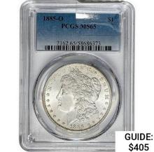 1885-O Morgan Silver Dollar  MS65
