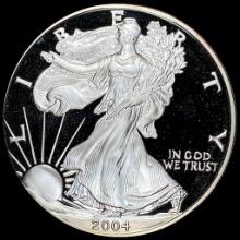 2004-W 1 oz Silver American Eagle Proof GEM PROOF