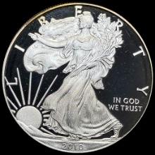 2010-W 1 oz Silver American Eagle Proof GEM PROOF