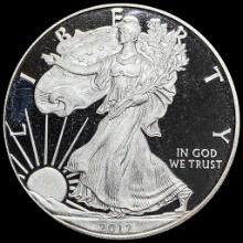 2012-S Silver American Eagle Proof 1 oz GEM PROOF