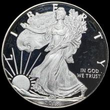 2018-W 1 oz Silver American Eagle GEM PROOF