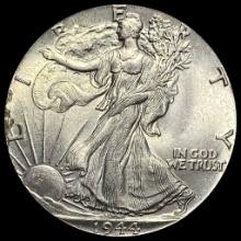 1944 Silver Half Dollar Walking Liberty UNCIRCULATED