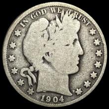 1904-O Silver Barber Half Dollar NICELY CIRCULATED