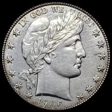 1906-D Silver Barber Half Dollar GEM BU