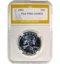 1961 Franklin Half Dollar PGA PR65 CAMEO