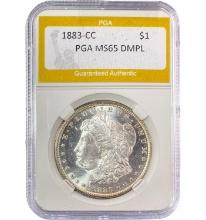 1883-CC Morgan Dollar PGA MS65 DMPL