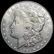 1921-D Silver Morgan Dollar CHOICE AU