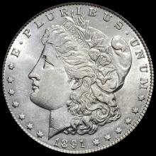 1891 Silver Morgan Dollar CHOICE BU