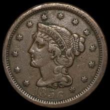 1856 Braided Hair Large Cent CLOSELY UNCIRCULATED