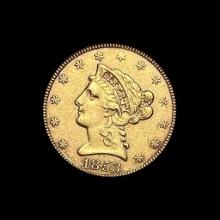 1853 $2.50 Liberty Head Quarter Eagle CLOSELY UNCIRCULATED