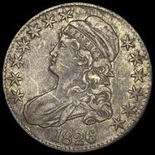 1826 Capped Bust Half Dollar NEARLY UNCIRCULATED