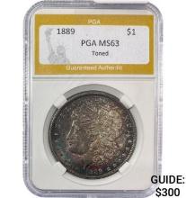 1889 Morgan Silver Dollar PGA MS63