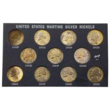 [11]1942-1945 U.S. Wartime SIlver Nickles