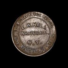 A. Herton's Pills and Wild Cherry Syrup Token UNCIRCULATED