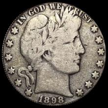 1898 Barber Half Dollar LIGHTLY CIRCULATED