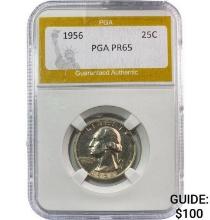 1956 Washington Quarter PGA PR65