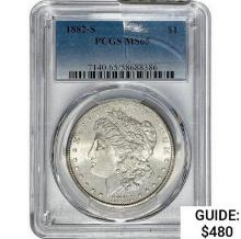 1882-S Morgan Silver Dollar  MS65