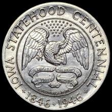 1946 Silver Iowa Centennial Half Dollar UNCIRCULATED