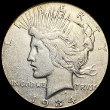 1934-S Peace Silver Dollar CLOSELY UNCIRCULATED