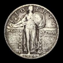 1924 Standing Liberty Silver Quarter LIGHTLY CIRCULATED