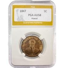 1847 Hawaii 1C PGA AU58