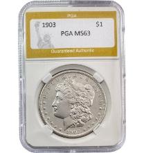 1903 Morgan Silver Dollar PGA MS63