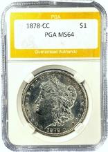 1878-CC Morgan Dollar PGA MS64