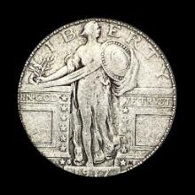 1917-S Type 1 Standing Liberty Quarter NICELY CIRCULATED