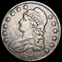 1834 Silver Capped Bust Half Dollar LIGHTLY CIRCULATED