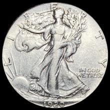 1920 Silver Half Dollar (Walking Liberty) CLOSELY UNCIRCULATED