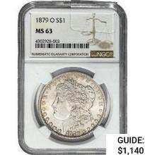 1879-O Morgan Silver Dollar  MS63