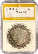 1879-CC Morgan Dollar PGA AU50
